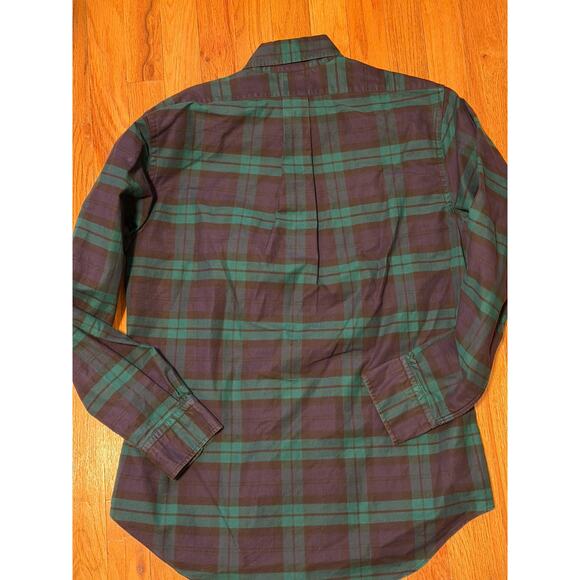 Brooks Brothers Makers OCBD Shirt Men’s USA Medium 15.5 33 Regent Blackwatch - Picture 4 of 4